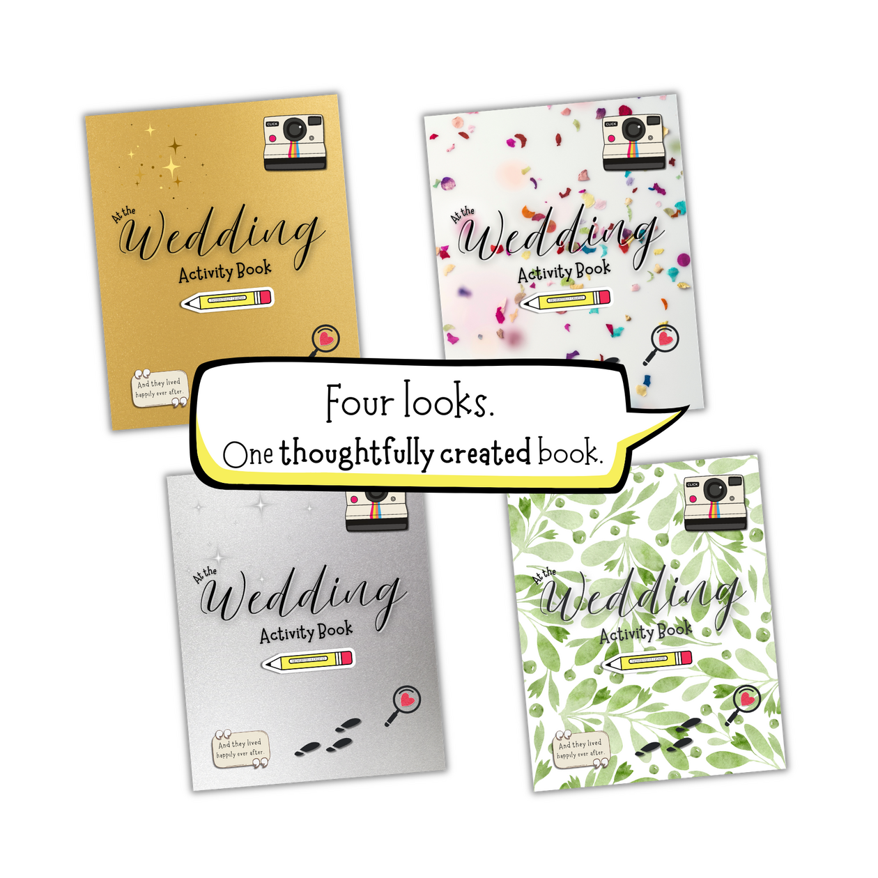 At the Wedding Activity Books